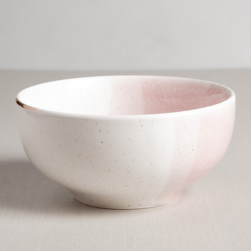 Crepe Pink Salad Bowl 6"