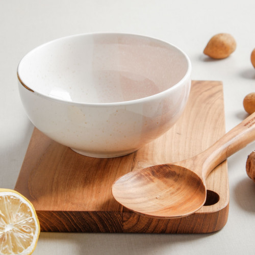 Crepe Pink Salad Bowl 6" 3