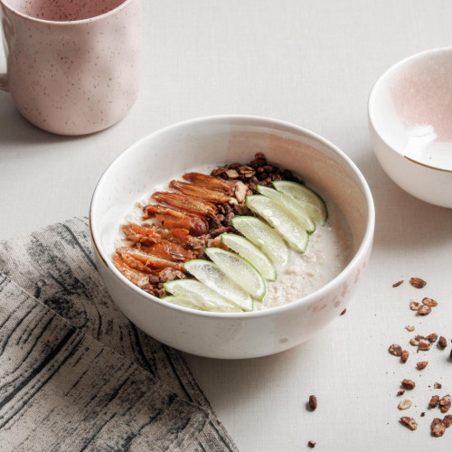 Crepe Pink Salad Bowl 6" 5