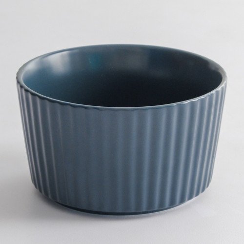 Ridged Side 4.5" Soup Bowl - Royal Blue