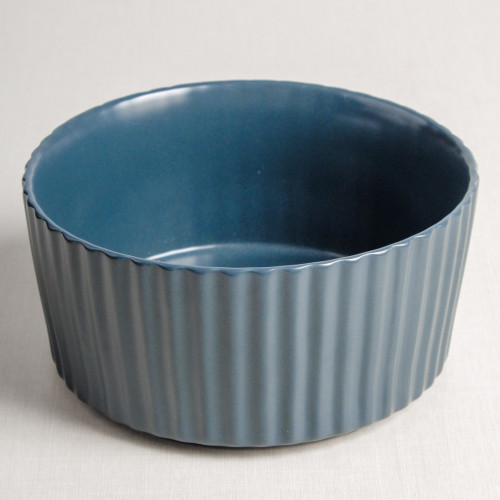 Ridged Side 6" Salad Bowl - Royal Blue 2