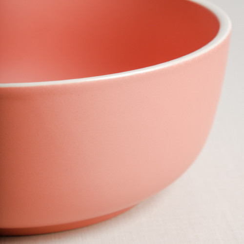 Whimsical Pink Salad Bowl 8" 2