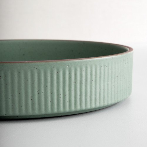 Crusae Green Semibowl Tall 7.5" 4
