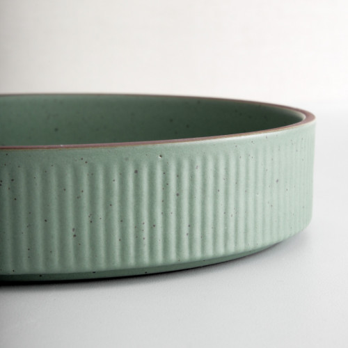 Crusae Green Semibowl Tall 7.5" 4