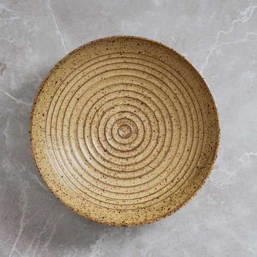 Concrete Layer Pasta Bowl 9" - Earthy 2