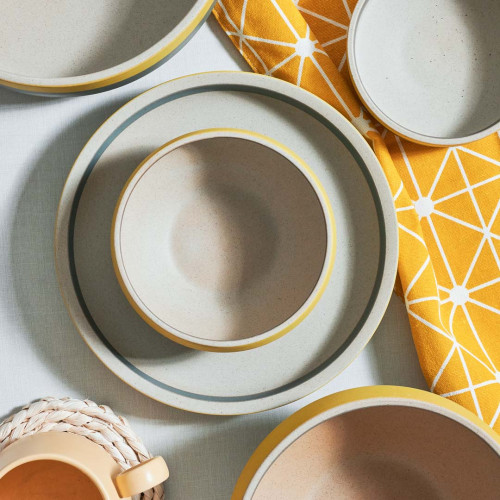 Dawn Yellow Semibowl 4.5" 4