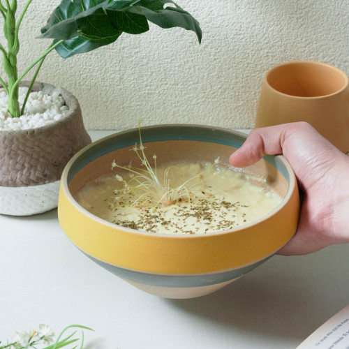 Dawn Yellow Salad Bowl 7" 4