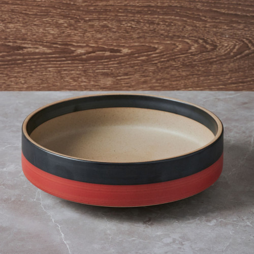 Sunset Red Semibowl 8"