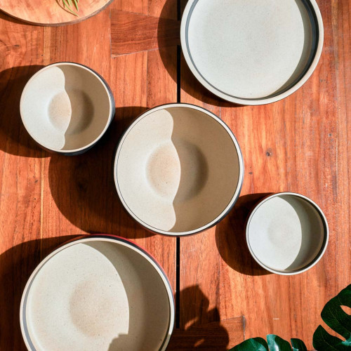 Sunset Red Rice Bowl 5" 4