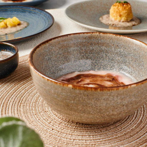 Clara Artisan Calico Bowl 5.9" 4