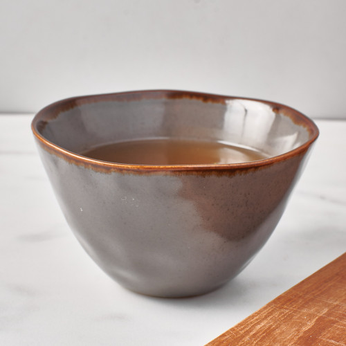 Caldera Grey Pizzara Small Bowl 4.8" 4