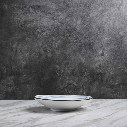 Seraphic Blue Pasta Bowl 9.5" 4