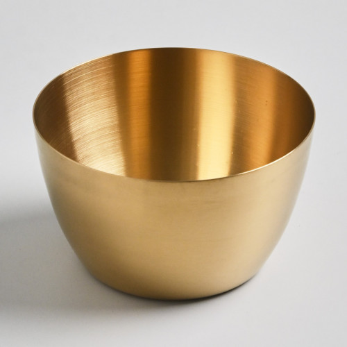 Korea Style 304 Stainless Steel Salad Bowl 14cm - Gold