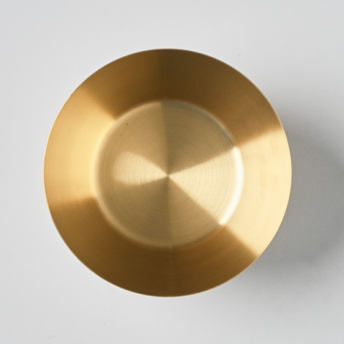 Korea Style 304 Stainless Steel Salad Bowl 14cm - Gold 3