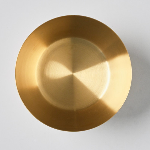 Korea Style 304 Stainless Steel Salad Bowl 16cm - Gold 3