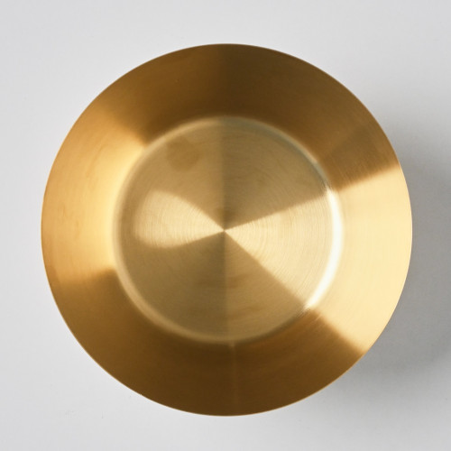 Korea Style 304 Stainless Steel Salad Bowl 18cm - Gold 2