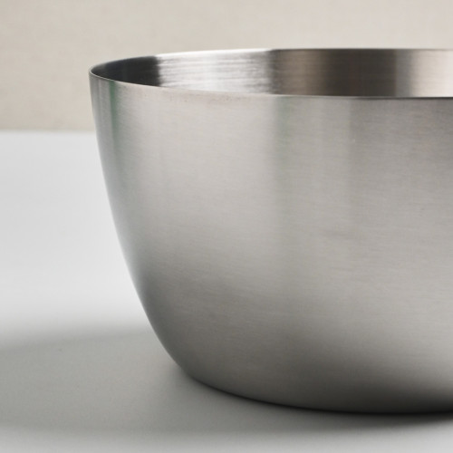 Korea Style 304 Stainless Steel Salad Bowl 18cm - Silver 3