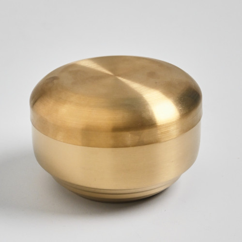Korea Style Rice Bowl with Lid 10.5cm - Gold