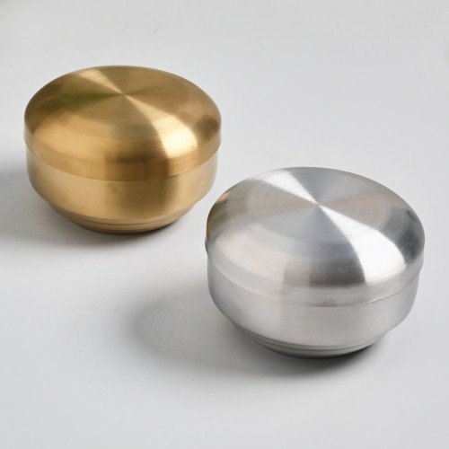 Korea Style Rice Bowl with Lid 10.5cm - Gold 4