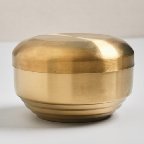 Korea Style Rice Bowl with Lid 10.5cm - Gold 8
