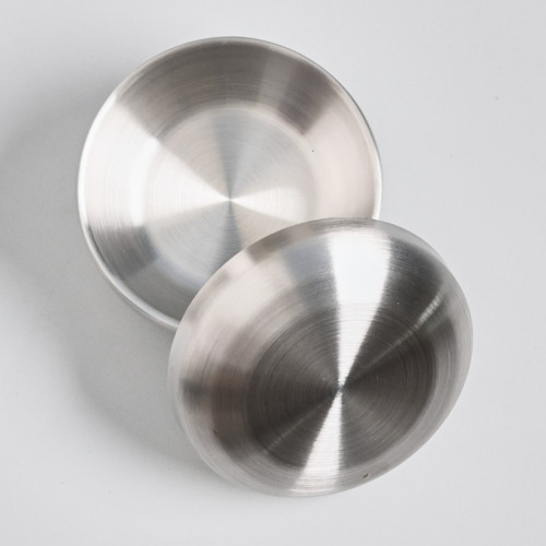 Korea Style Rice Bowl with Lid 10.5cm - Silver 6