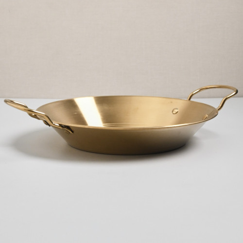 Korea Style Dry Pot Double Eared Handle 25cm - Gold 3