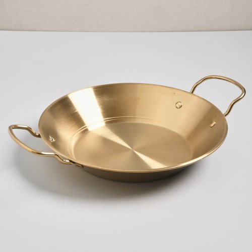 Korea Style Dry Pot Double Eared Handle 25cm - Gold 4