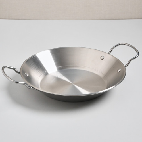 Korea Style Dry Pot Double Eared Handle 25cm - Silver 4