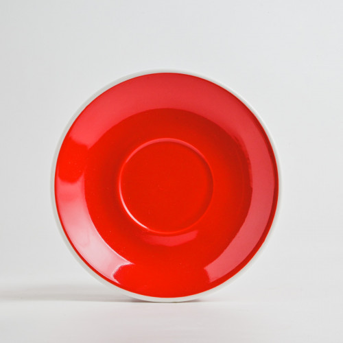Brew Coffee Cup Saucer L (Red) 2
