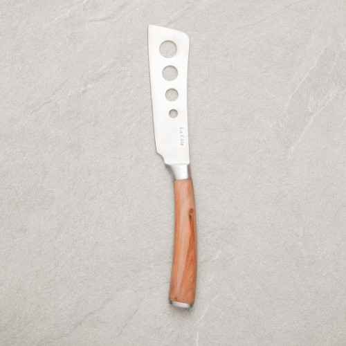 Oakgrip 3-pieces Steel Cheese Knife with Bamboo Box 4