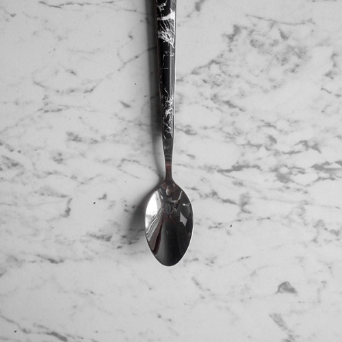 Black Marble Silver Tea Spoon 2