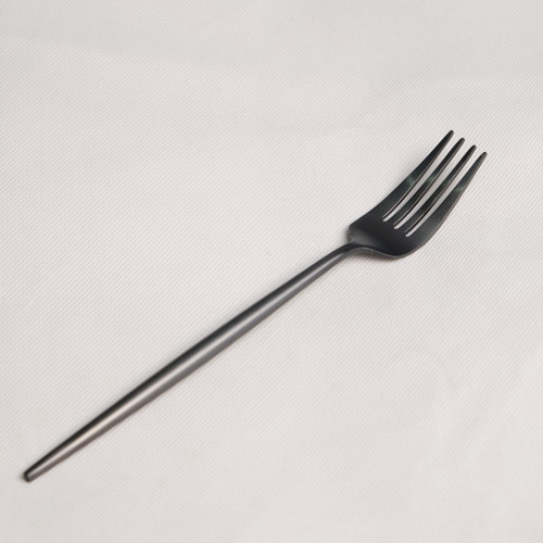 Black Marble Silver Table Spoon 5