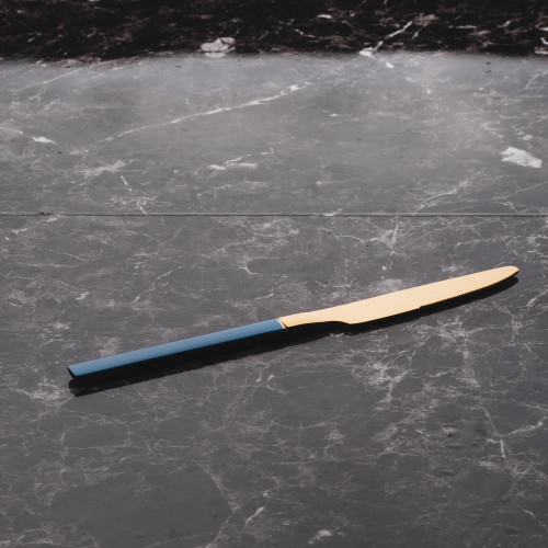 Black Marble Silver Table Fork 6