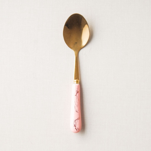 White Marble Silver Table Spoon 7