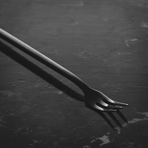 8 inches Beverage Mixing Fork Black 3