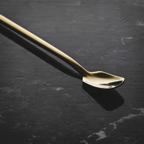 8 inches Beverage Mixing Spoon Gold 2