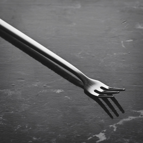 8 inches Beverage Mixing Fork Silver 2
