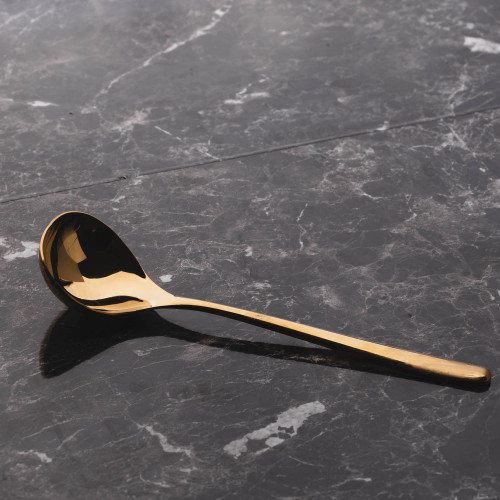 8 inches Serving Spoon Gold