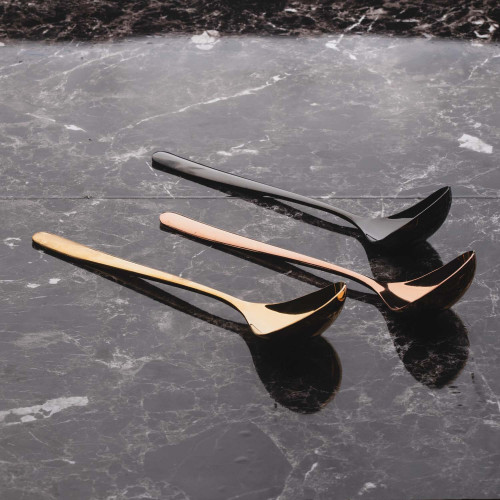 8 inches Serving Spoon Gold 2