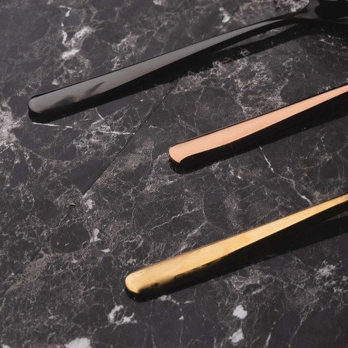 8 inches Serving Spoon Rose Gold 3