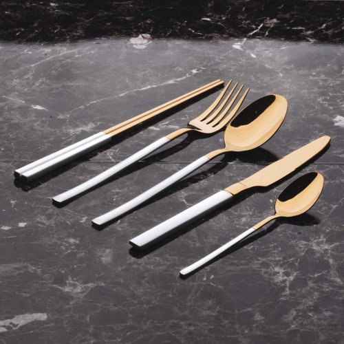 Pearl Gold Cutleries Set