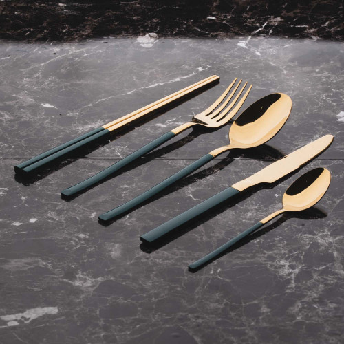 Emerald Green Cutleries Set