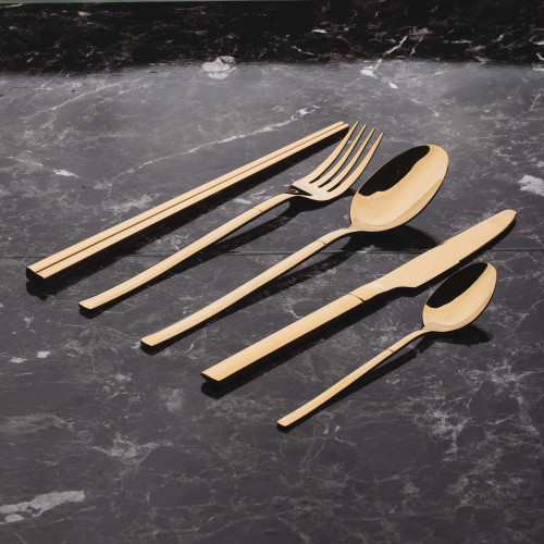 Rustic Gold Cutleries Set