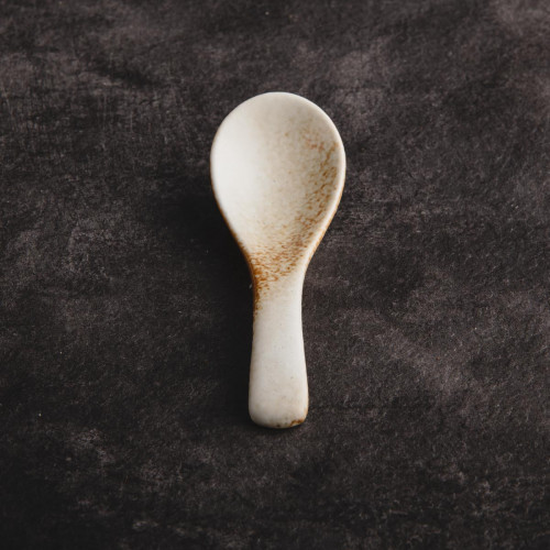 Torched Cream Duck Spoon 13.5cm
