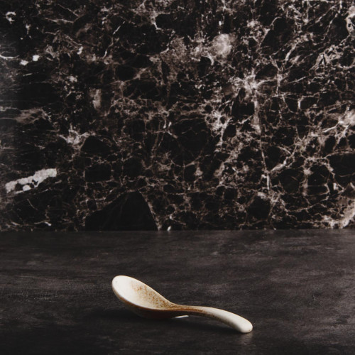 Torched Cream Duck Spoon 13.5cm 4