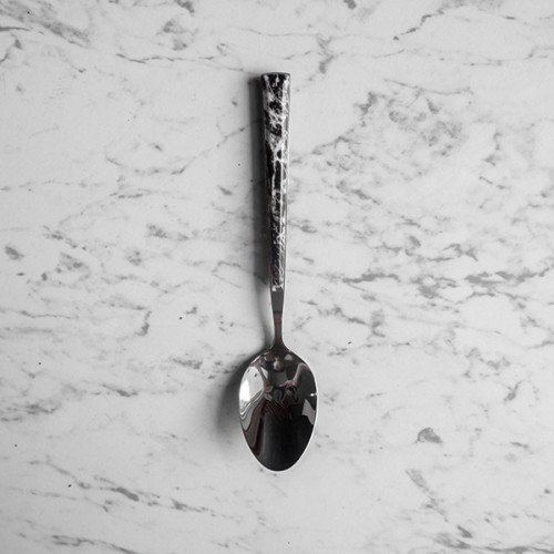 Black Marble Silver Cutleries Set 4