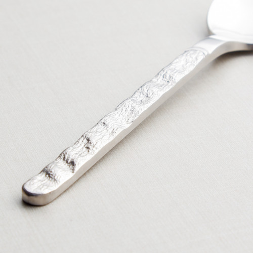 Embossed Silver Dessert Spoon 2