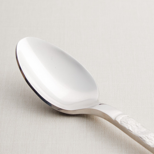 Embossed Silver Dessert Spoon 3
