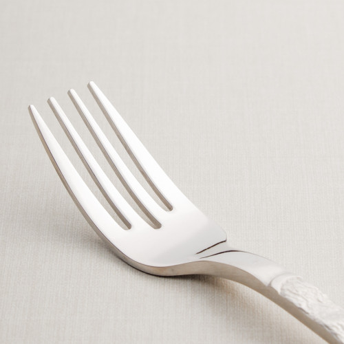 Embossed Silver Dessert Fork 3