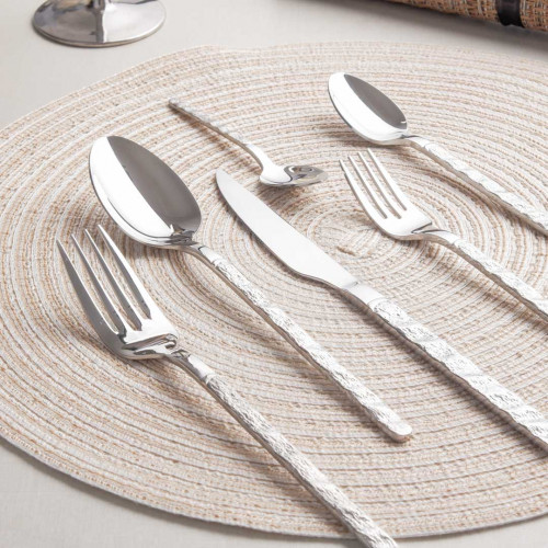Embossed Silver Table Fork 4